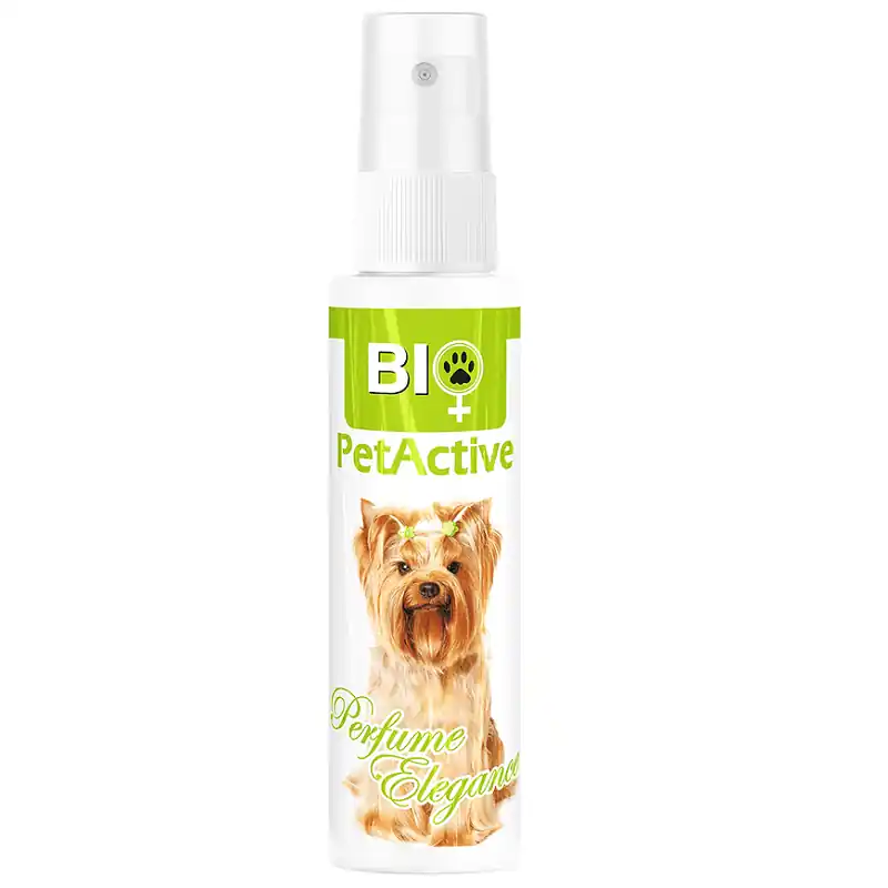 BIO PetActive Parfume Elegance 50 ml Parfum pentru Caini (femele) cu Note Florale de Narcise Improspatare Delicata si Eleganta pentru Blana Reducere specială