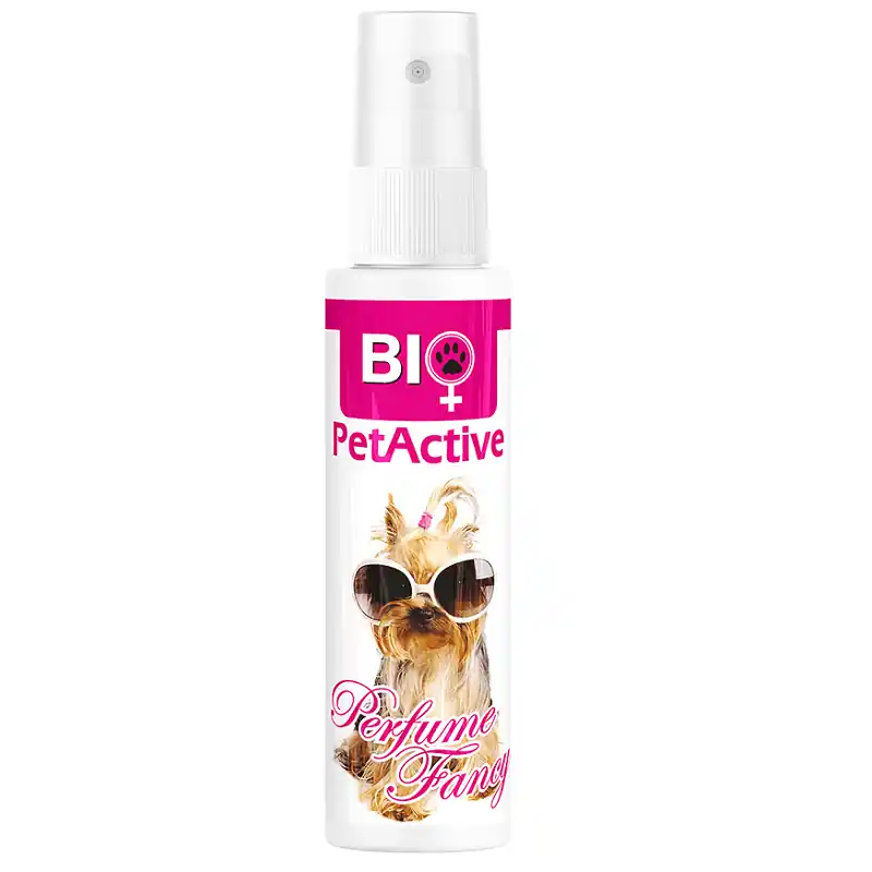 Vezi acum BIO PetActive Perfume Fancy 50 ml Parfum pentru Caini (femele) cu Esenta de Orhidee Improspatare Eleganta si Miros Floral de Durata
