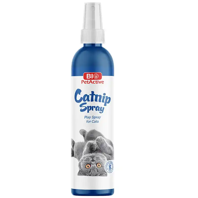 Ultima șansă BIO PetActive Bio Catnip Spray 100 ml Spray de Joaca pentru Pisici cu Catnip si Valeriana Stimuleaza Interesul pentru Jucarii si Accesorii