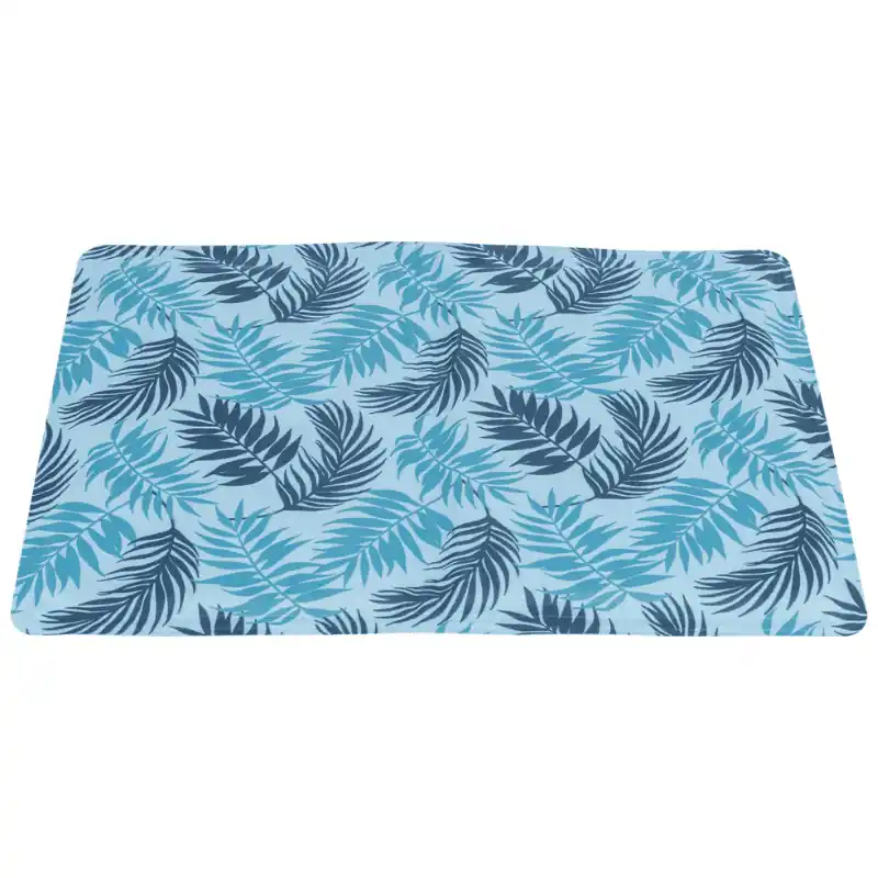 TRIXIE Cooling Mat 50x40 cm Saltea Racoritoare pentru Caini si Pisici, Albastra cu Imprimeu Noutate