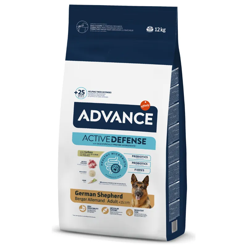 ADVANCE German Shepherd Adult, cu Curcan, Hrana Uscata Caine Ciobanesc German, 12 kg Vezi acum