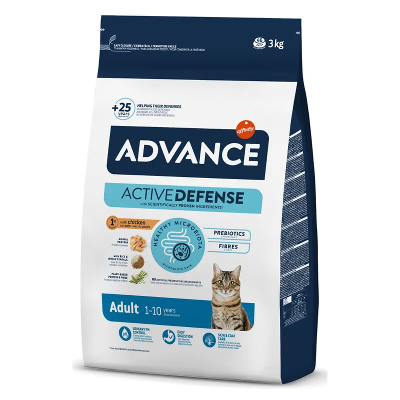 ADVANCE Adult, cu Pui, Hrana Uscata Pisici, 3Kg Ofertă exclusivă