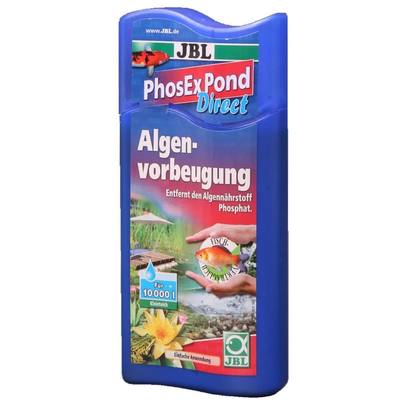 Ofertă limitată JBL PhosEx Pond Direct 500 ml Soluție pentru Prevenirea Apariției Algelor și Limpezirea Apei din Iaz