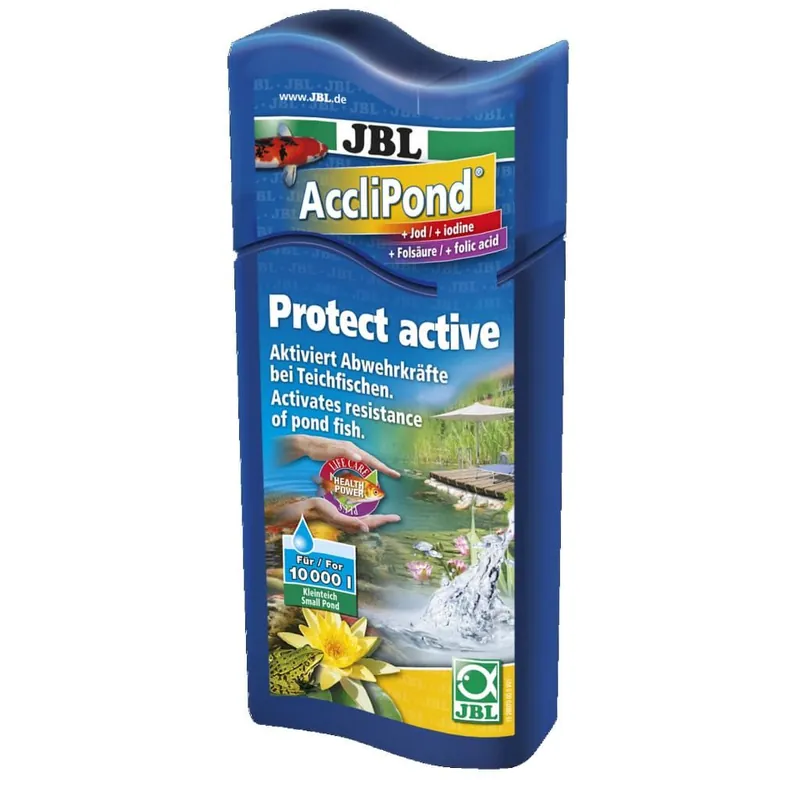 Popular JBL AccliPond 500 ml Soluție pentru Aclimatizarea și Susținerea Vitalității Peștilor de Iaz