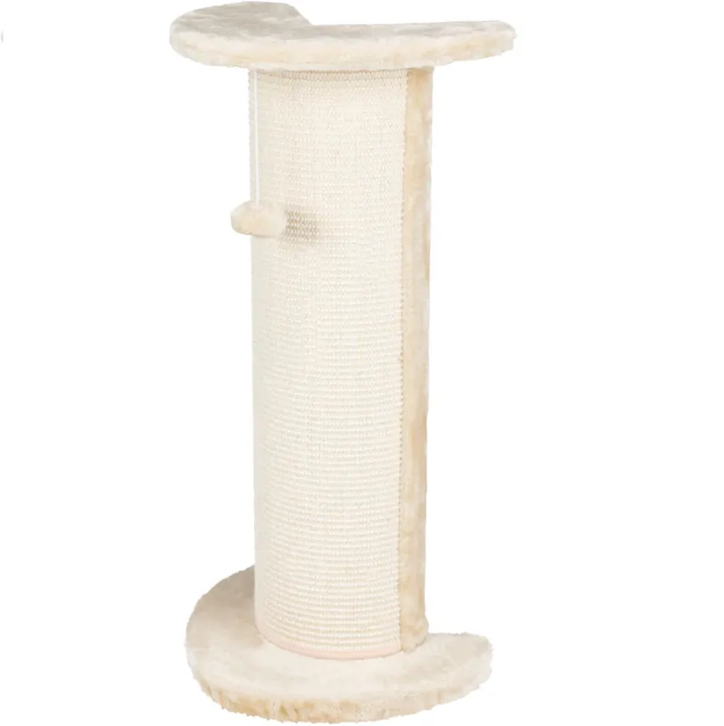 LORCA Sisal de Colt, cu Aspect de Coloana si Jucarie Pentru Pisici, Plus Bej, 37x27cm Inaltime 75cm Mai ieftin