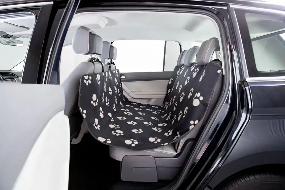 Husa Protectie Bancheta Auto Spate, TRIXIE Plus Negru, 140x145cm Discount