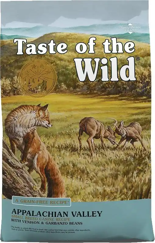 TASTE OF THE WILD Appalachian Valley Small Breed, cu Vanat, Hrana Uscata Fara Cereale, Caine Talie Mica 12.2kg Preț promoțional
