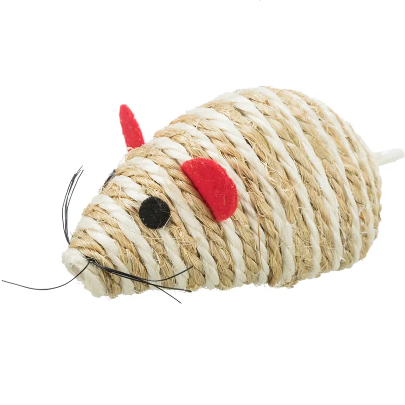Vezi acum Jucarie Pisici Soricel din Sisal, cu Clopotel, 10cm