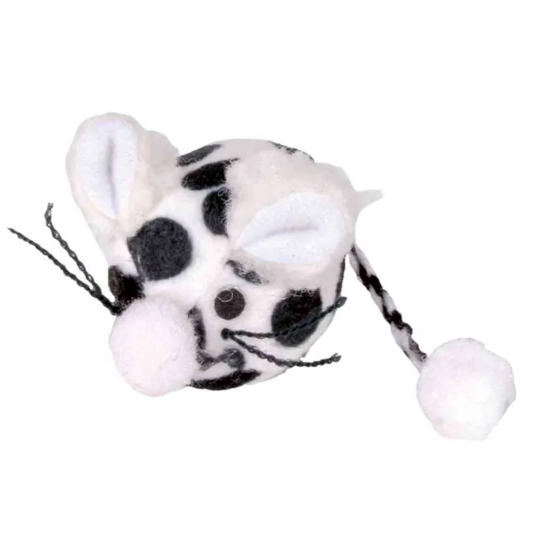 Jucarie Pentru Pisici Animalute din Plus, 4.5cm Popular