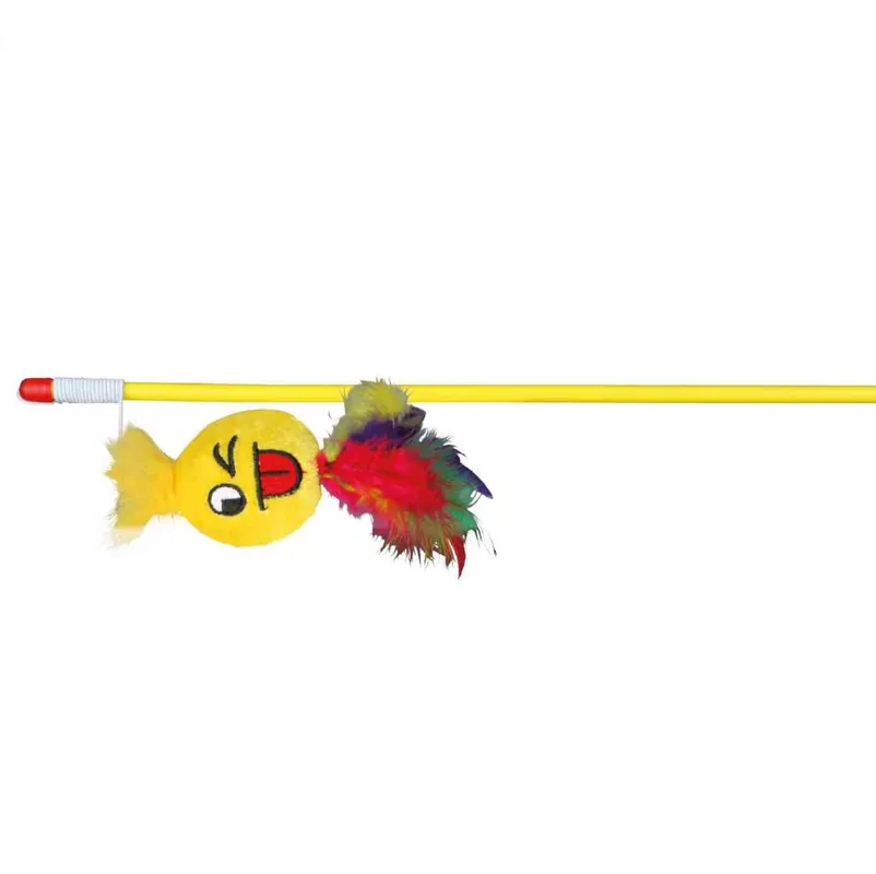 Discount Jucarie Pentru Pisici Undita cu Figurine Smiley, 50cm