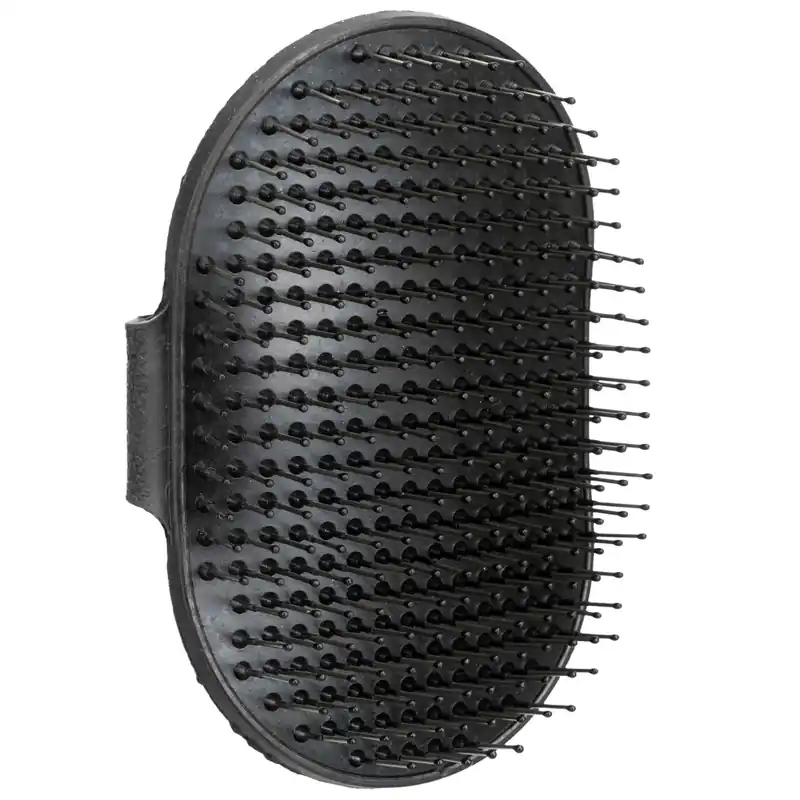 Comandă acum TRIXIE Perie Palmara cu Pini Metalici cu Varf Protejat, Pentru Caini cu Par Scurt sau Sarmos, 12x7cm