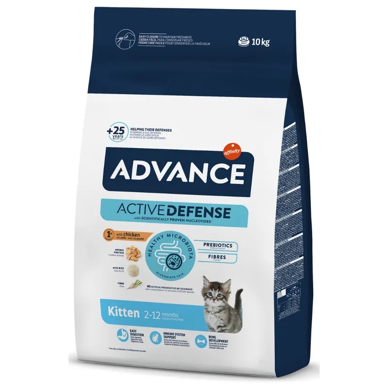 Ofertă specială ADVANCE Kitten. cu Pui, Hrana Uscata Pisici Junioare, 10kg