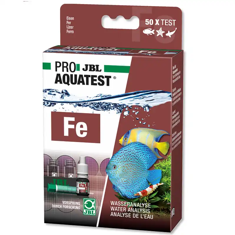 Ofertă de sezon JBL ProAqua Test Fe Test Determinare a Continutul de Fier Din Acvarii de Apa Dulce, Marina si Iazuri