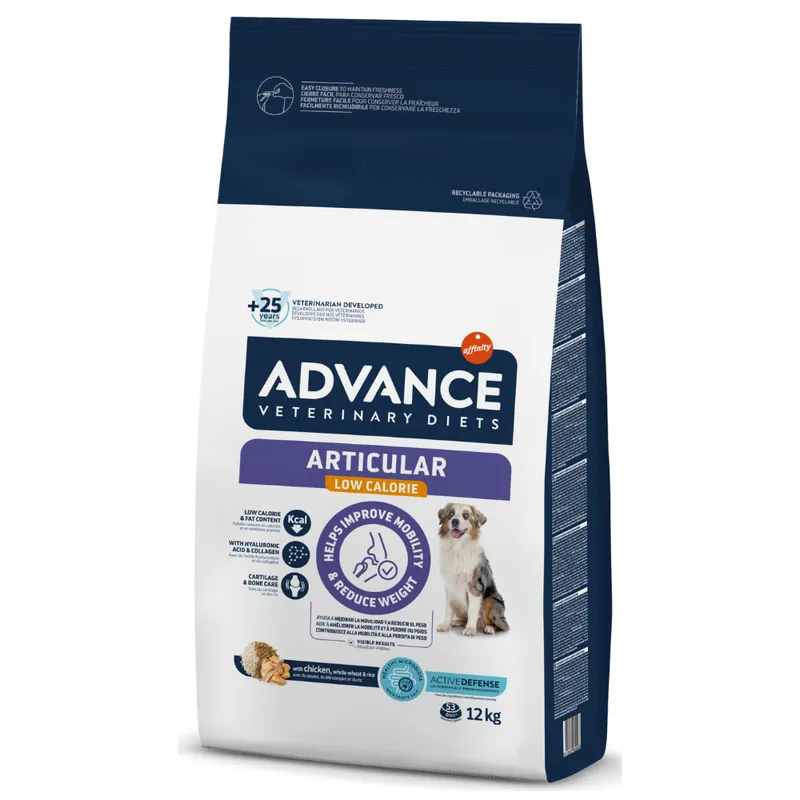 ADVANCE Veterinary Diets ARTICULAR LIGHT, Hrana Uscata Caini Supraponderali cu Afectiuni Articulare 12kg Ieftin