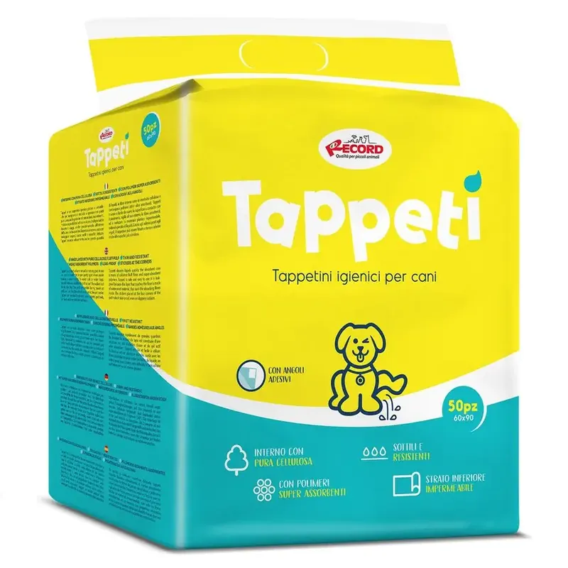 Covorase Absorbante Pentru Caini TAPPETI 90X60cm, 50buc Ofertă de sezon