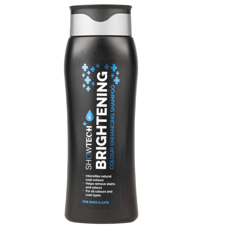 SHOWTECH+ Brightening Shampoo 300 ml Sampon Profesional Concentrat 1 35 pentru Intensificarea Culorii si Stralucirii Blanii la Caini si Pisici Mai ieftin