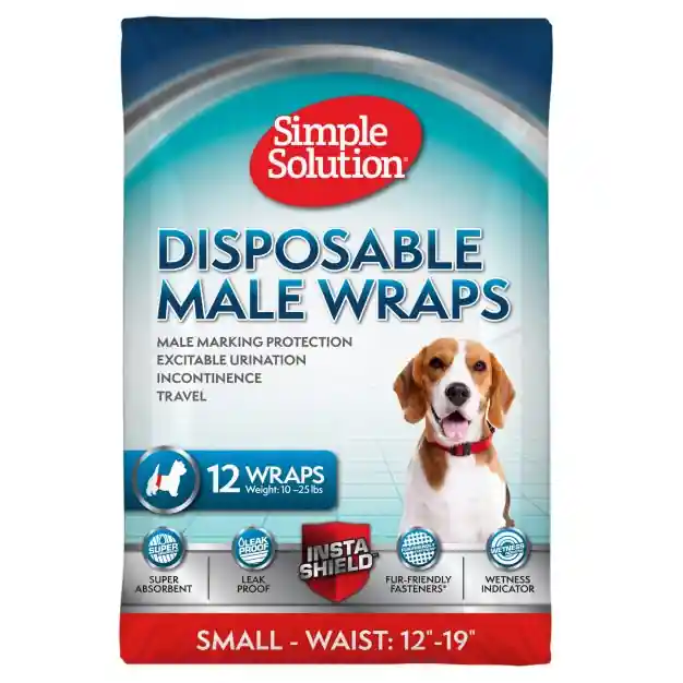 Scutece Masculi Mini SIMPLE SOLUTION S, 12Buc Premium