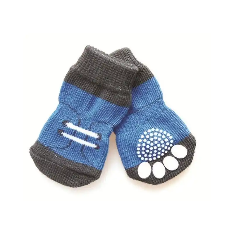 Sosete Protectoare Antialunecare, Pentru Caini SNEAKERS, Marime L, set 4buc Chilipir