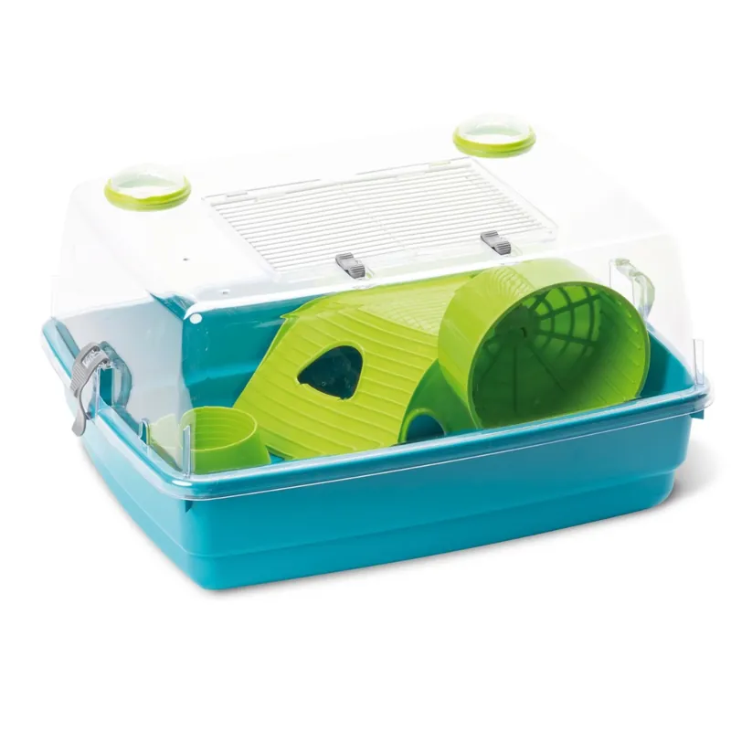 FOP JUNIOR DELUXE, Cusca din Plastic Pentru Hamsteri, Echipata, 42x34x22cm Cumpără acum