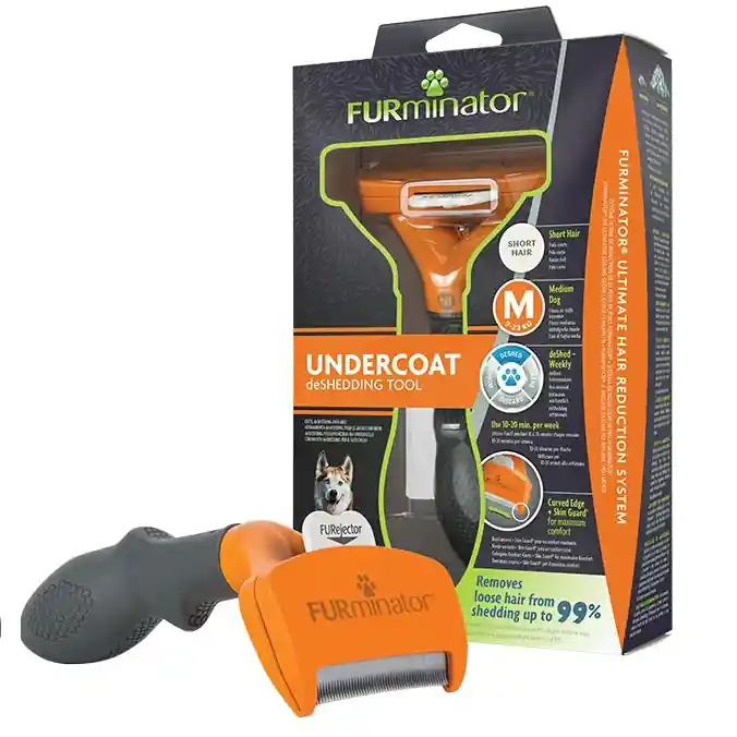 FURMINATOR Trimmer Profesional Pentru Caini de Talie Medie cu Par Scurt, Marime M Preferatul clienților