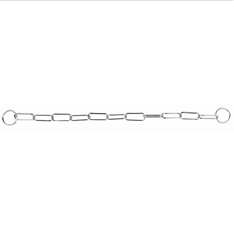 ZGARDA STRANGULANTA Lant Metalic cu Ochiuri Mari, 46 cm / 3 mm Plată sigură