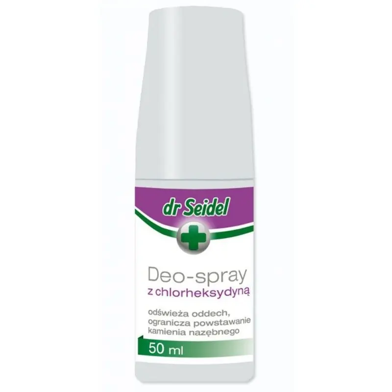 Bestseller DR. SEIDEL Deo Spray cu Clohexidina, Pentru Igiena Orala la Caini si Pisici, 50ml