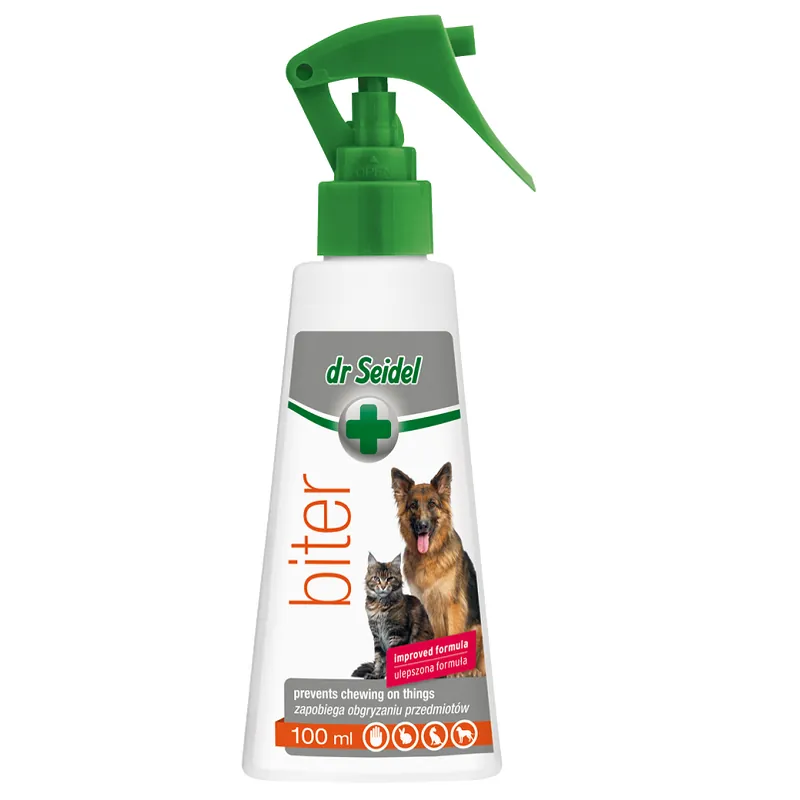 DR. SEIDEL BITER Spray Repelent Antiros Pentru Caini si Pisici, 100ml Reducere