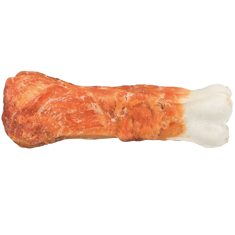 Expediere rapidă Recompensa Pentru Caini DENTAFUN Os Piele cu Piept de Pui, 17cm