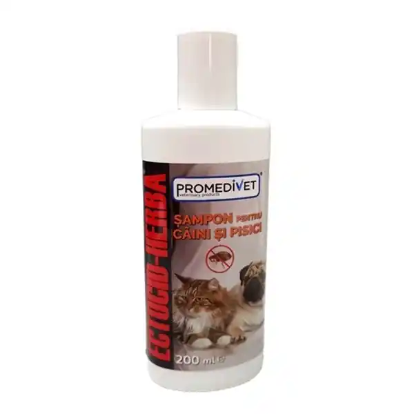 Popular ECTOCID HERBA Sampon Antiparazitar Pentru Caini Pisici, 200ml
