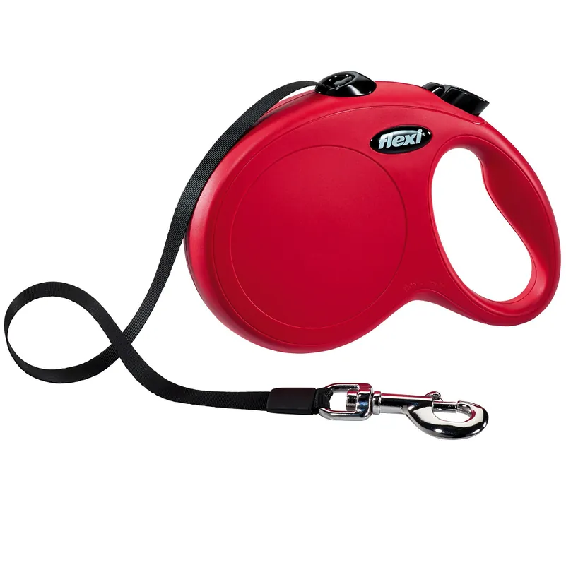 Cel mai bun preț FLEXI New Classic L, Lesa Retractabila cu Banda, Pentru Caini Maxim 50kg, 5m