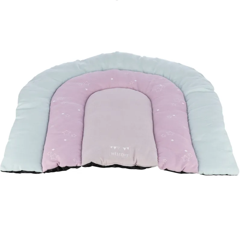 Preferatul clienților JUNIOR Saltea Matlasata Multicolora Pentru Pui de Catel 68x62x4cm