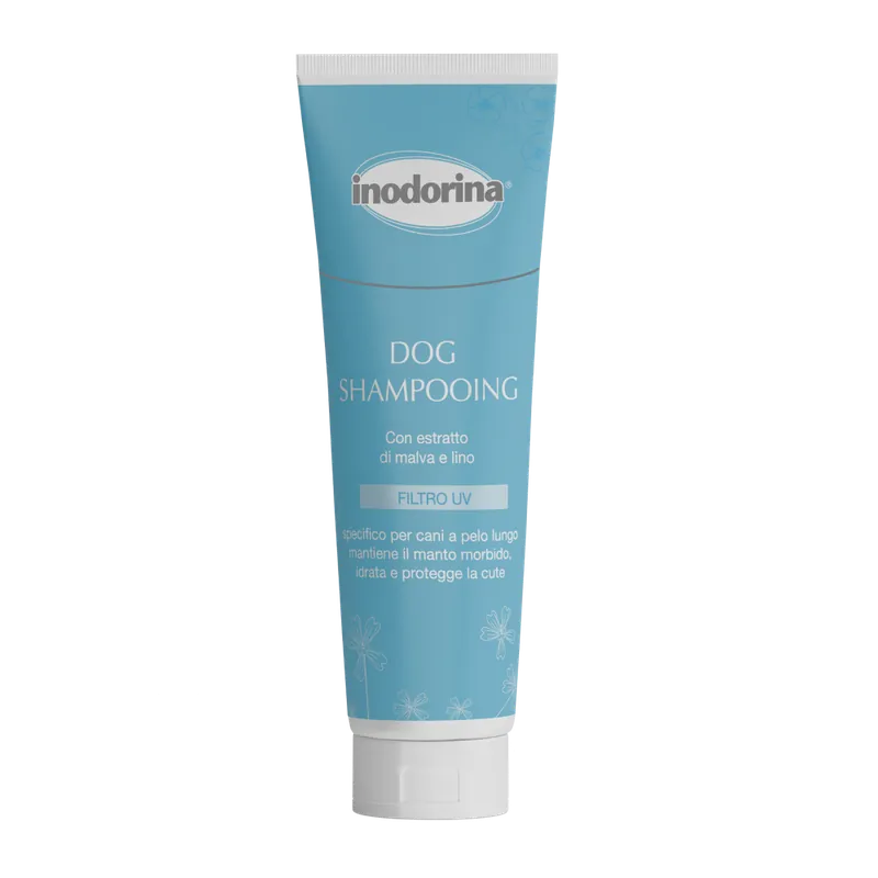 Ofertă de sezon INODORINA Dog Shampooing, Sampon Pentru Caini, Curatare Profunda Blana Lunga, Dreapta sau Carliontata, 250ml