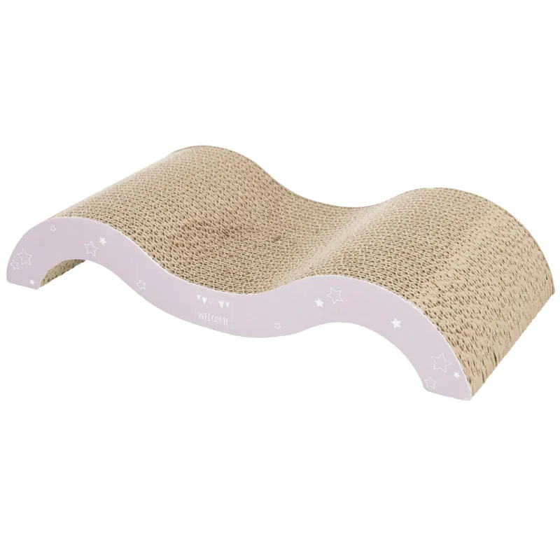JUNIOR WAVE Carton Pentru Zgariat, Aspect Ondulat, 38x18x7cm Nu rata