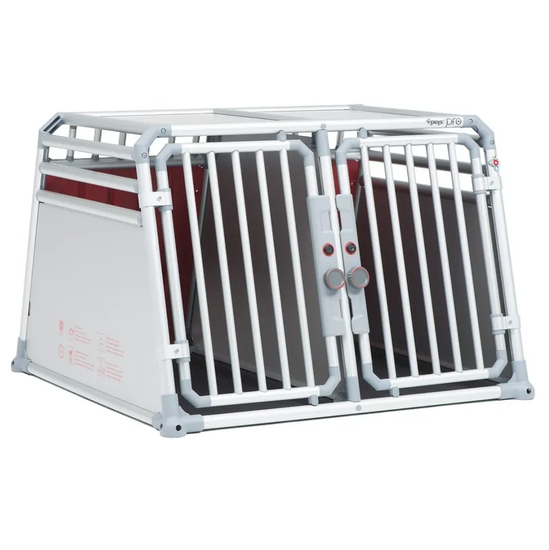 4PETS PRO DOG 22 L, Cusca Dubla Transport Auto Pentru Caini, 66x96.5x93.5cm Livrare expres
