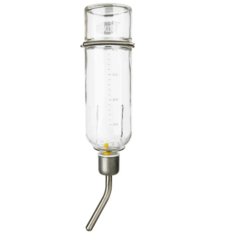 Adapatoare din Sticla, cu Bila, Pentru iepuri si Alte Rozatoare Mari, 500ml Ofertă