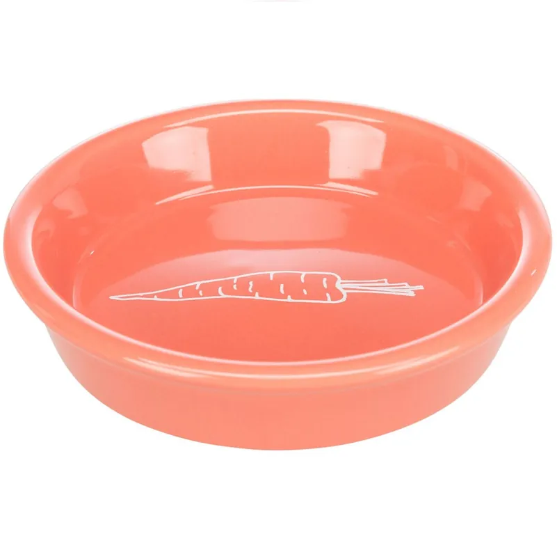 Castron Ceramic Pentru Cobai, Iepuri sau Alte Rozatoare, Diferite Culori, 200ml Diametru 14cm Plată securizată