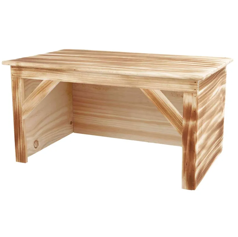 Adapost din Lemn Natur Pentru Iepuri, Chinchille si Alte Rozatoare Mari, 50x31x26cm Preț promoțional