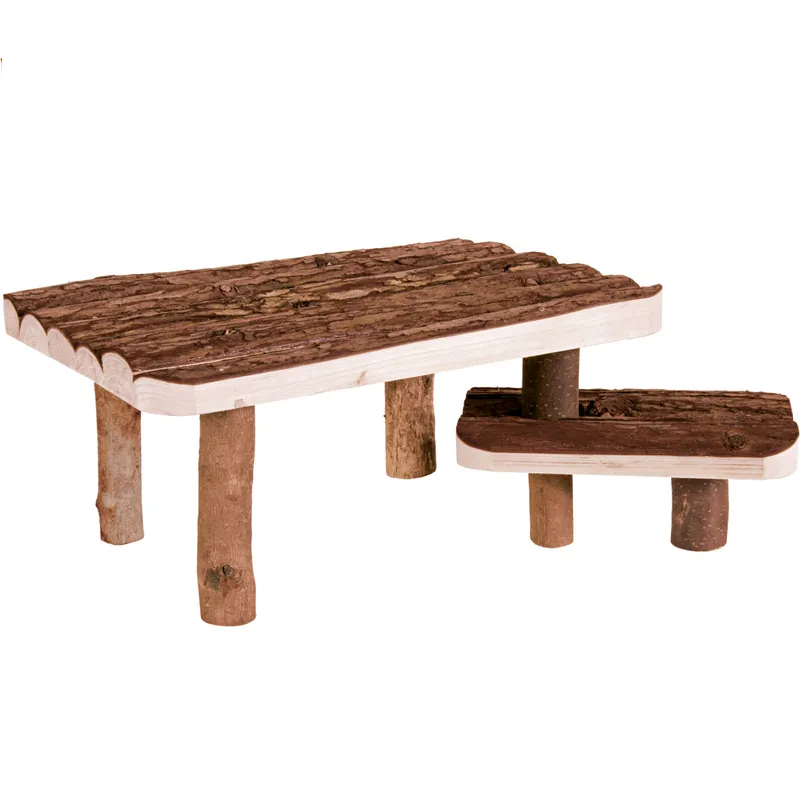 Promoție Adapost si Platforma cu Treapta Pentru Rozatoare, 37x28x17cm
