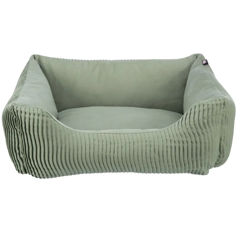 Lichidare de stoc Culcus Pentru Caini sau Pisici, MARLEY, Poliester Verde Salvie, Saltea Nedetasabila, 60x50cm
