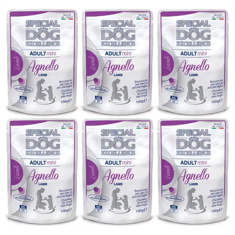 MONGE Special Dog Excellence Mini, cu Miel, Set Plicuri Hrana Umeda Pentru Caini Talie Mica, 6x100g Preț mic