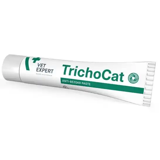 VET EXPERT TrichoCat, Pasta Antihairball (Antibezoare), cu Malt si Taurina, Pentru Pisici, 120g Calitate înaltă