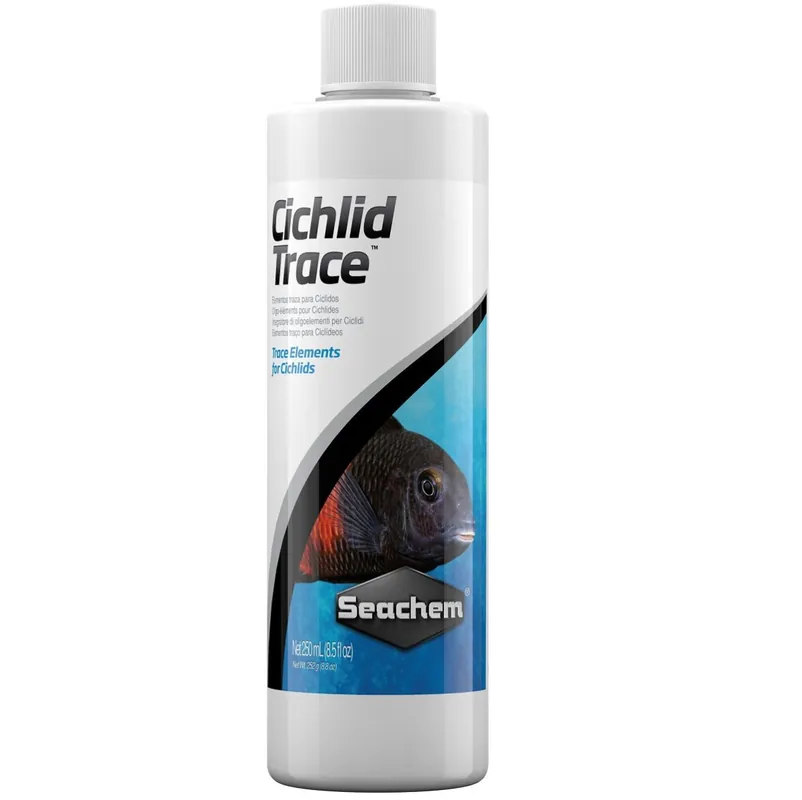Cel mai vândut SEACHEM Cichlid Trace, Supliment cu Oligoelemente Pentru Ciclide, 250ml