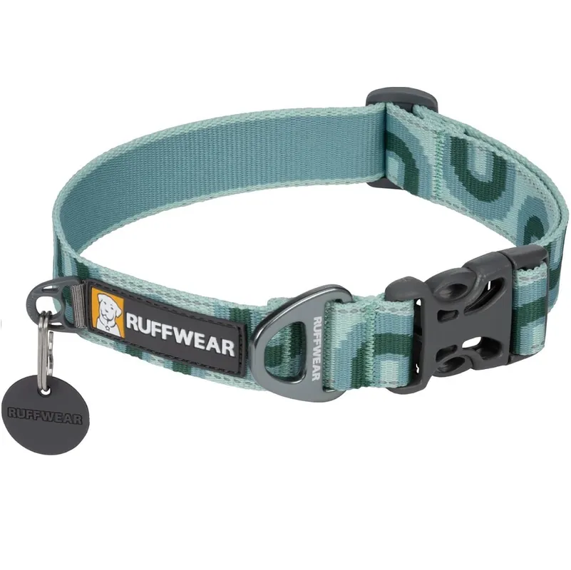 RUFFWEAR Crag Grassy Oxbow, Zgarda Pentru Caini, Marime L, 51-66cm Retur ușor