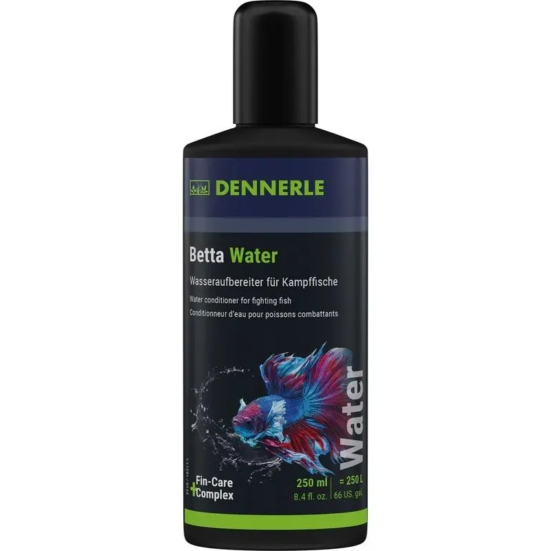 DENNERLE Betta Water, Conditioner Schimb de Apa Acvariu, 250ml Plată securizată