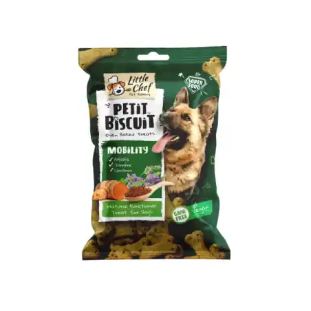Reducere de preț Little Chef Pettit Biscuit Whole Grain Mobility, recompensa pentru caini, 150 g