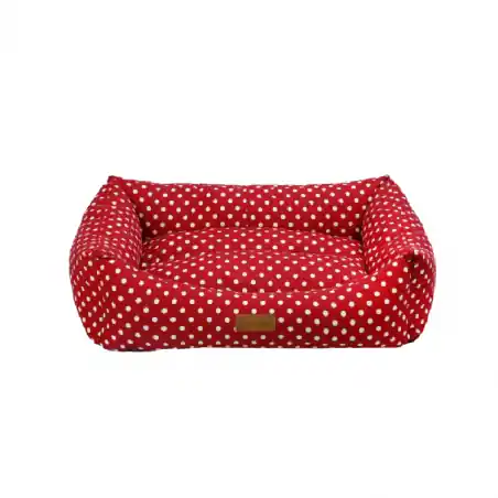 Comandă acum Culcus Makaron, 4Dog Deluxe, rosu, S, 50 x 38 x 19 cm