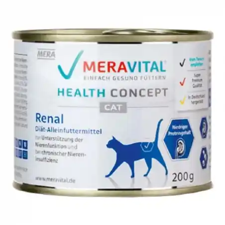 Cumpără online MERA Vital Renal, Hrana Umeda Pisici, Dieta Veterinara Rinichi, 200g