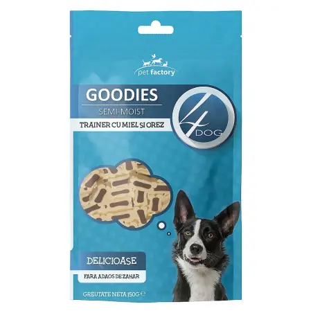 Ofertă limitată Recompensa 4DOG Trainer cu Miel & Orez – 150g