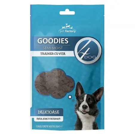 Recompense 4DOG Trainer cu Vita – Gustare Moale pentru Caini 150g Cumpără acum