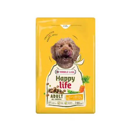 Happy Life Adult, hrana uscata pentru caini, pui, 2.5 kg Livrare expres